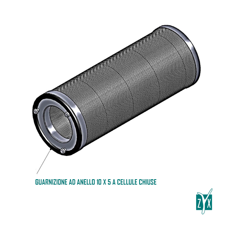 Cartuccia Cilindrica Per Carbone Attivo Granulare Vuota Diametro 160 x 400 mm Zyx Zcbccv 2