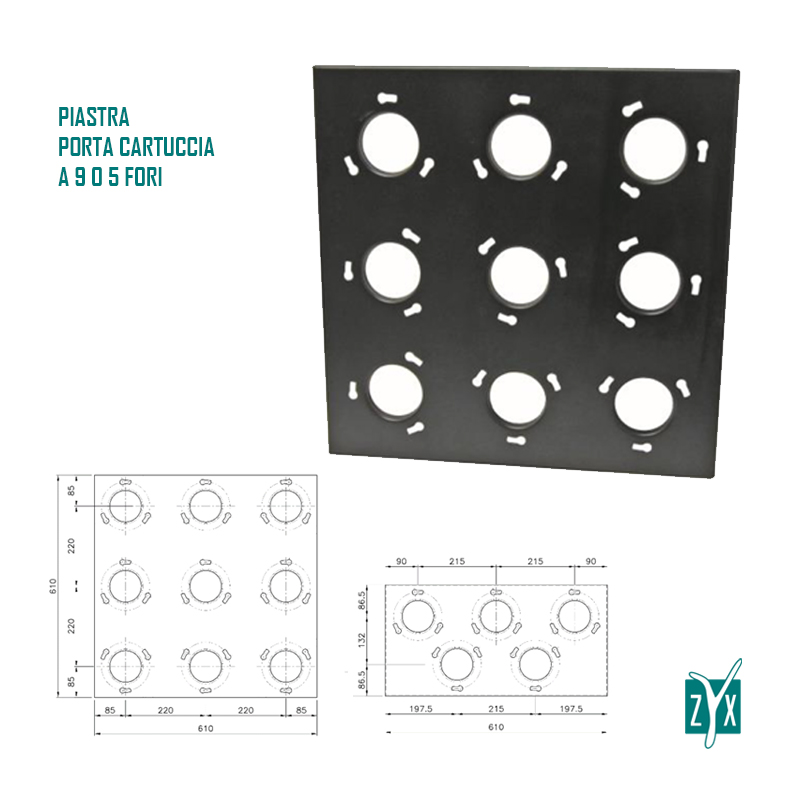 Cartuccia Cilindrica Per Carbone Attivo Granulare Vuota Diametro 160 x 400 mm Zyx Zcbccv 4